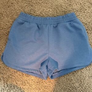 Zenana Outfitters Light Blue Athletic Shorts